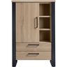 Opbergkast VERATO (100 CM) naturel grey