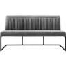 Eetkamerbank Parantino 170 cm grijs
