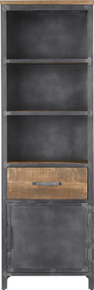 Boekenkast Indusy mangohout 200x065x037 cm