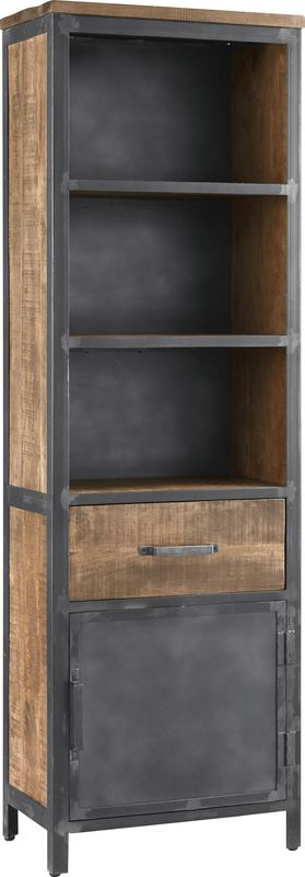 Boekenkast Indusy mangohout 200x065x037 cm