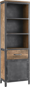 Boekenkast Indusy mangohout 200x065x037 cm