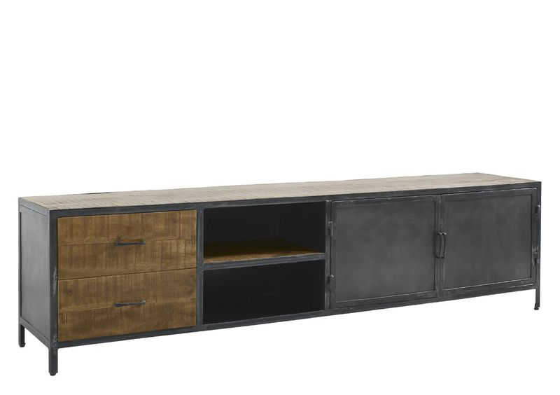 TV-meubel Calde mangohout 208 cm