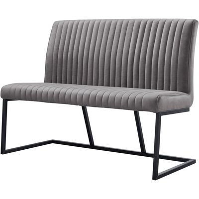 Eetkamerbank Pareda 130 cm grijs