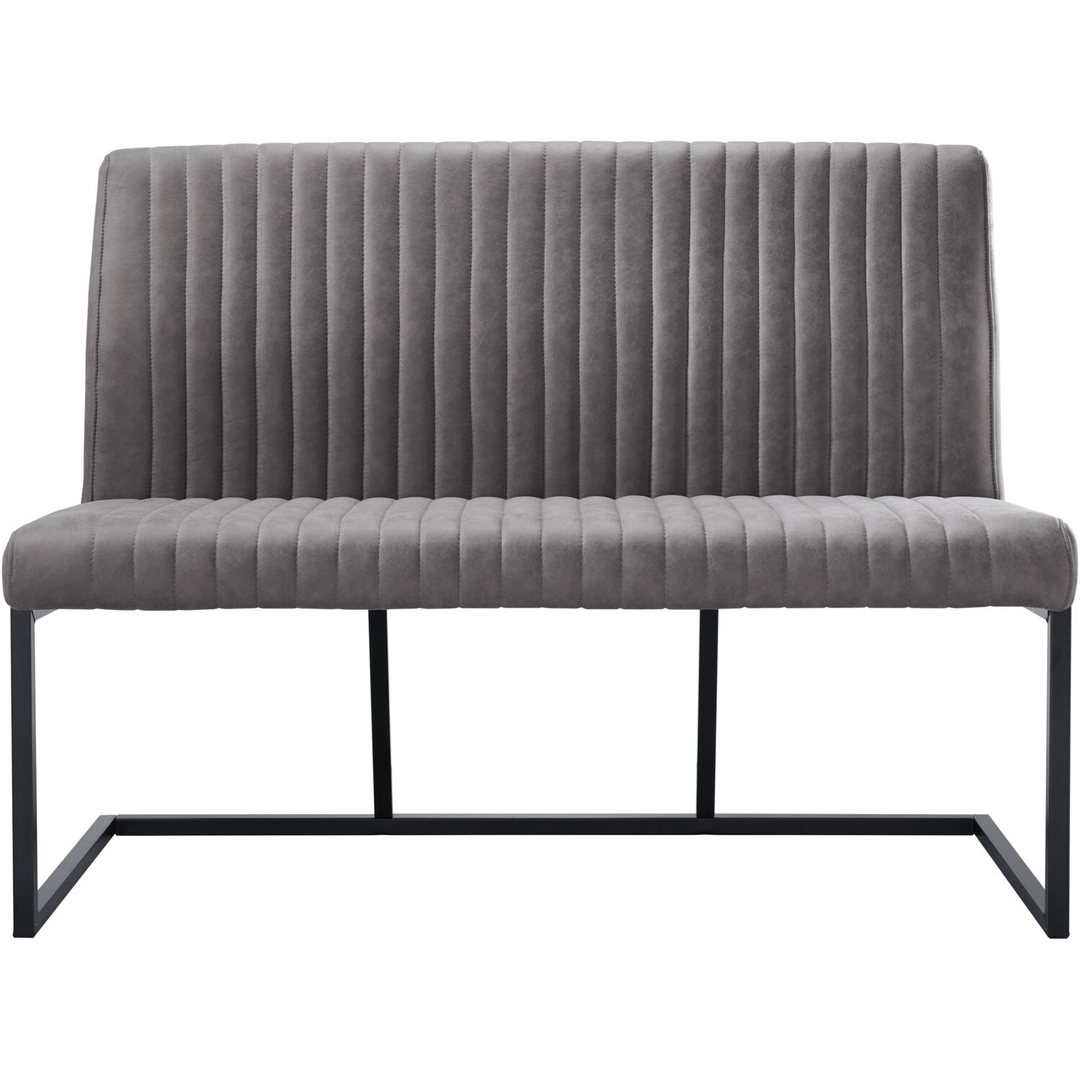 Eetkamerbank Pareda 130 cm grijs