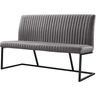 Eetkamerbank Pareda 160 cm grijs