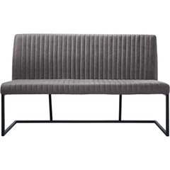 Eetkamerbank Pareda 160 cm grijs