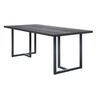 Eettafel Vinito 190x95 eiken fineer zwart