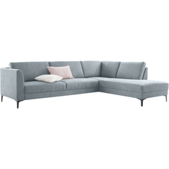 Hoekbank rechts Gulnare lichtgrijs premium comfort