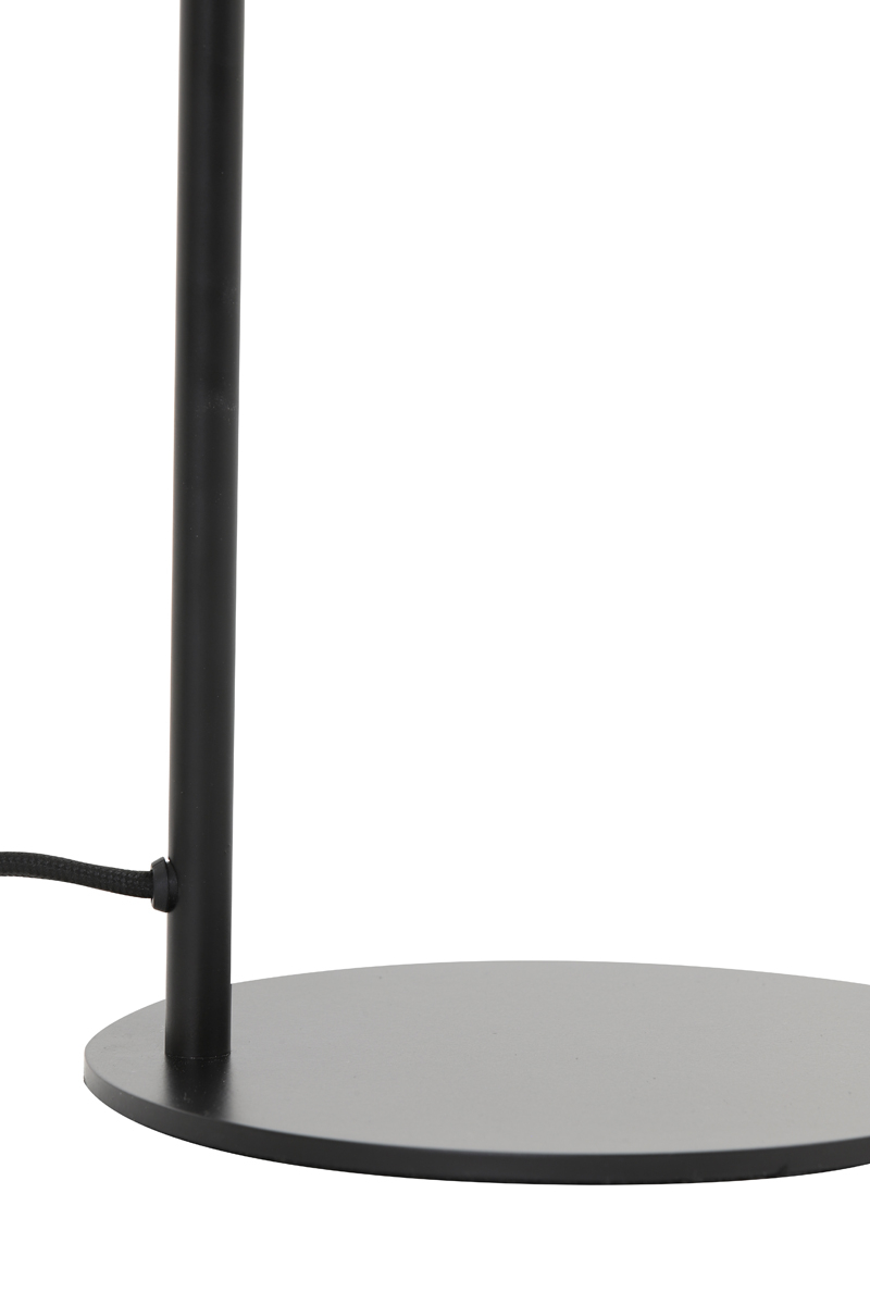 Tafellamp WINFIELD mat zwart smoke