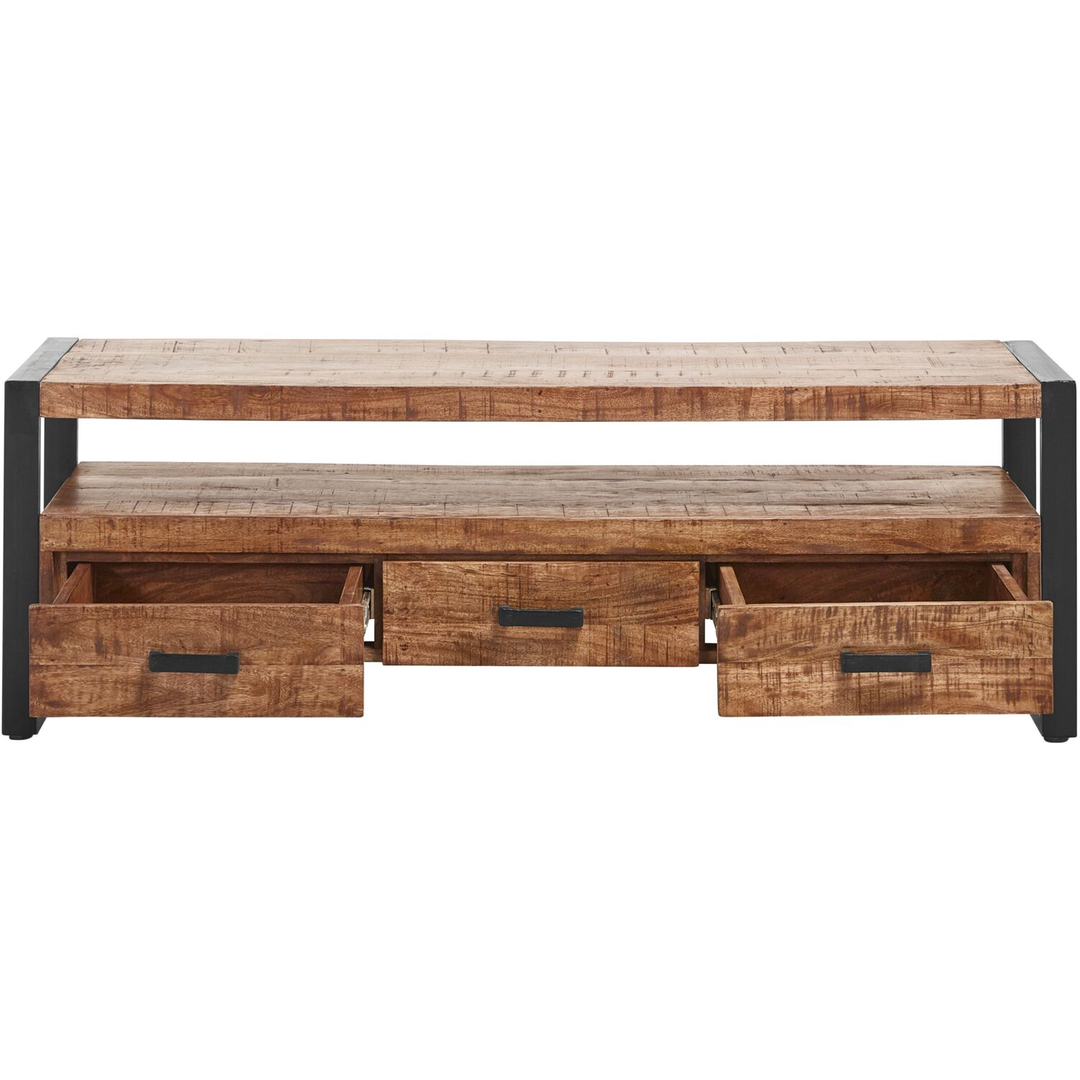TV-meubel Newhaven mangohout 150 cm