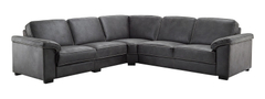 Hoekbank Candelas microleder antraciet basic comfort