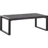 Salontafel Newhaven zwart mangohout 110x60 cm rechthoekig