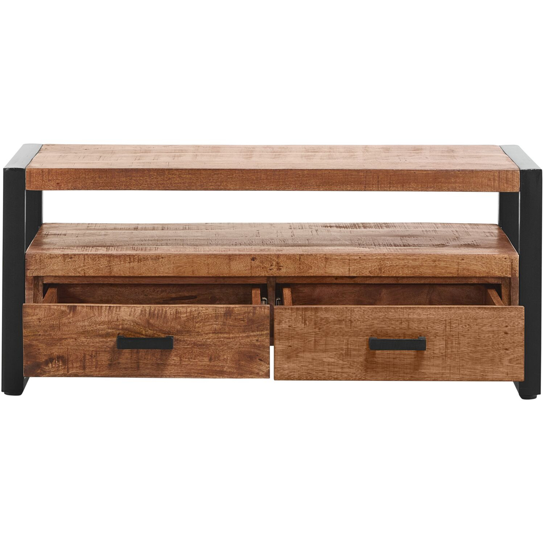TV-meubel Newhaven mangohout 120 cm