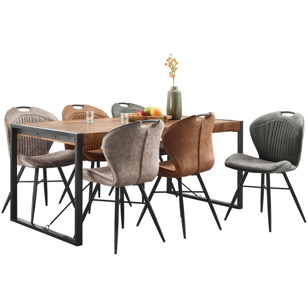 Eettafel Newhaven U-poot 180x90 cm rechthoekig