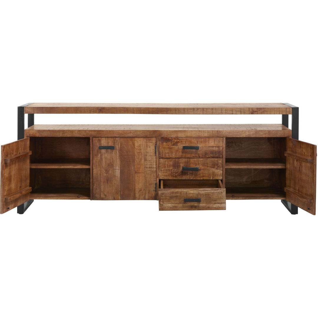 Dressoir Newhaven mangohout 80x210x43 cm