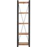 Boekenkast Newhaven mangohout 200x55x40 cm