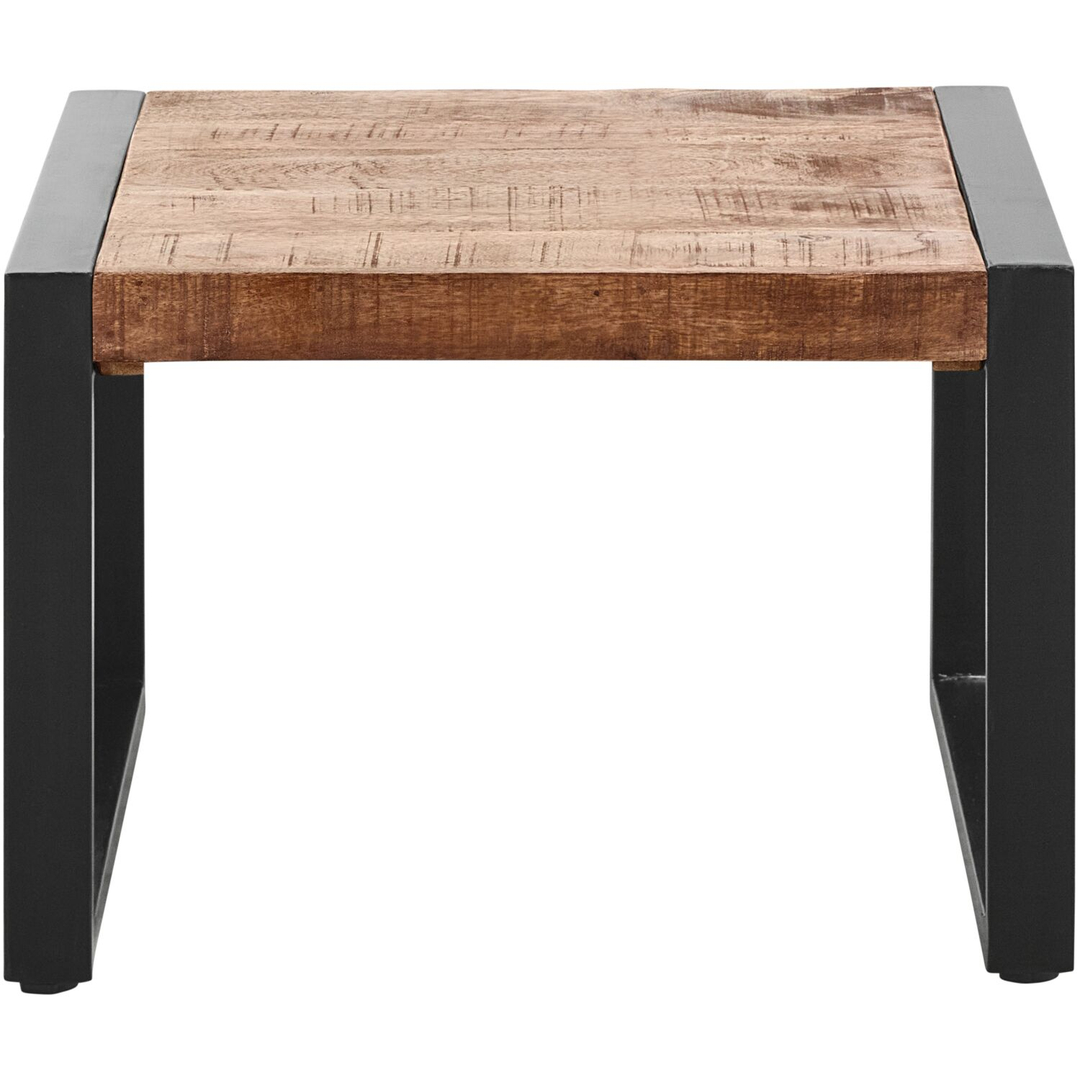 Bijzettafel Newhaven mangohout 60 cm vierkant