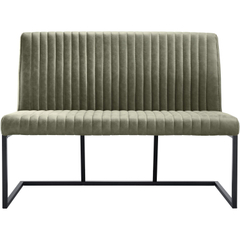Eetkamerbank Pareda 130 cm groen