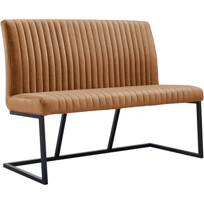 Eetkamerbank Pareda 130 cm cognac