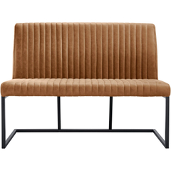 Eetkamerbank Pareda 130 cm cognac