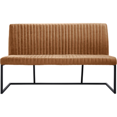 Eetkamerbank Pareda 160 cm cognac