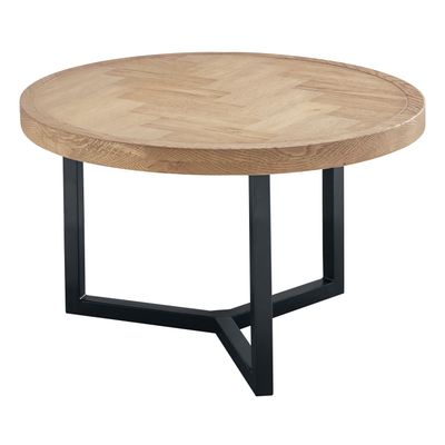 Bijzettafel Vinito 60 cm rond (1 stuk) eiken fineer naturel