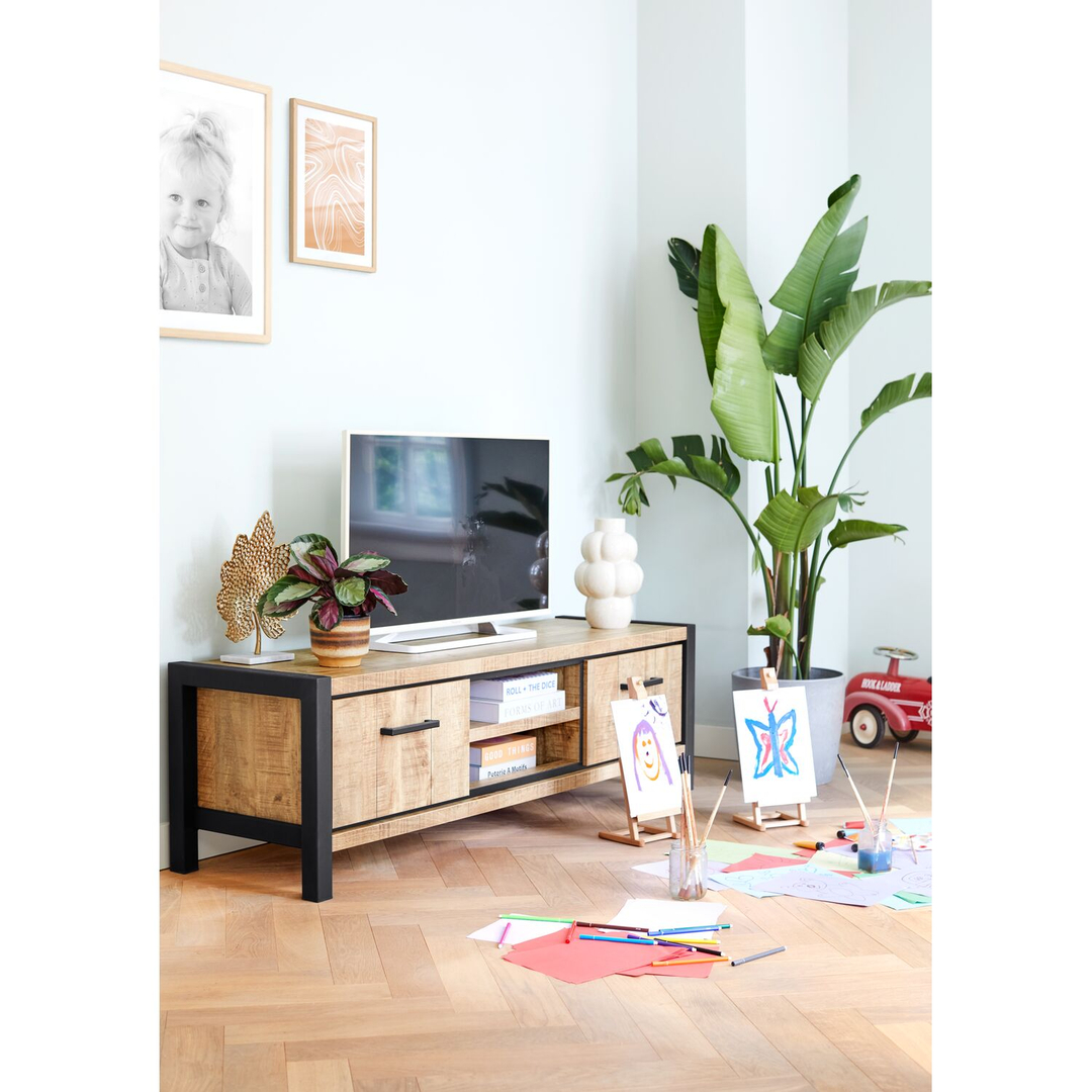 TV-meubel Mantera 165 cm lichtbruin