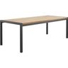 Eettafel Mantera 220x100 cm rechthoekig lichtbruin