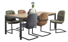Eettafel Mantera 160x90 cm rechthoekig lichtbruin