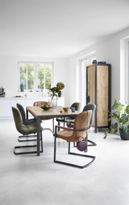 Eettafel Mantera 160x90 cm rechthoekig lichtbruin