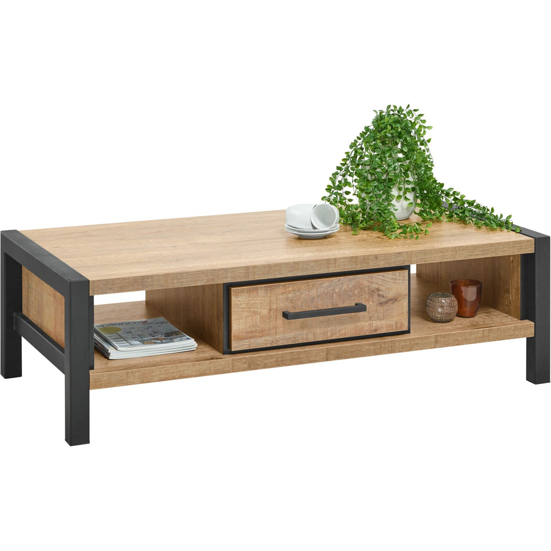 Salontafel Mantera lichtbruin 135x67 cm rechthoekig
