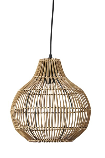 Hanglamp rotan donkerbruin