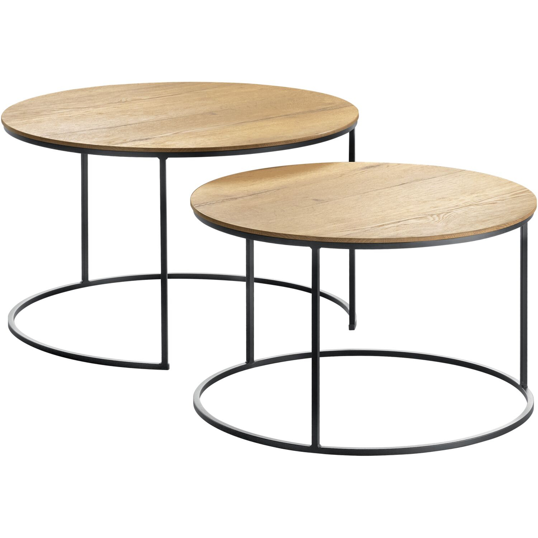 Salontafelset Ferbane oriënt 65 en 75 cm rond