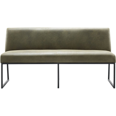 Eetkamerbank Thurso 170 cm microleder groen