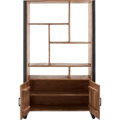 Vakkenkast Newhaven mangohout 180x110x43 cm
