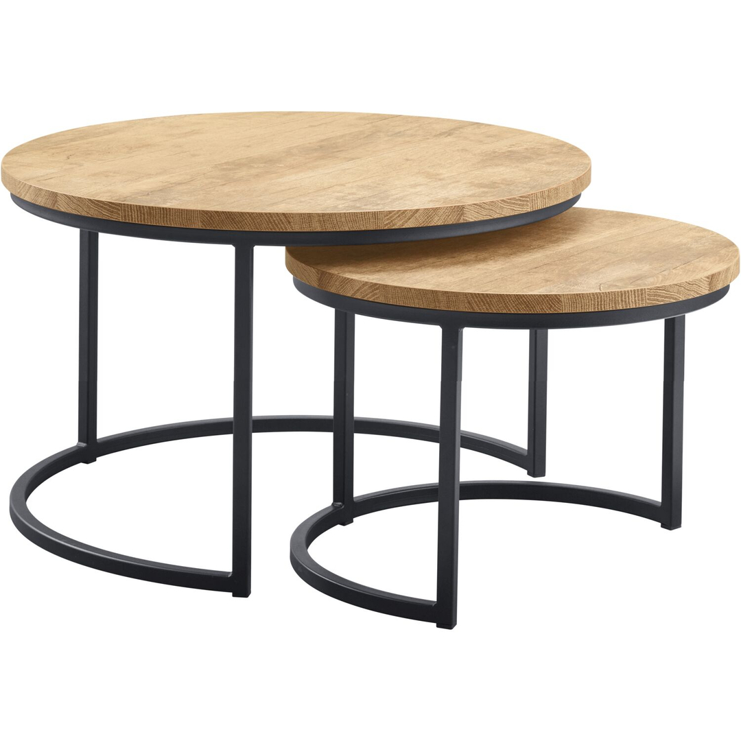 Salontafelset Belcoo oriënt 55 en 75 cm rond