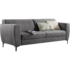 3 zitsbank Ridgway donkergrijs basic comfort