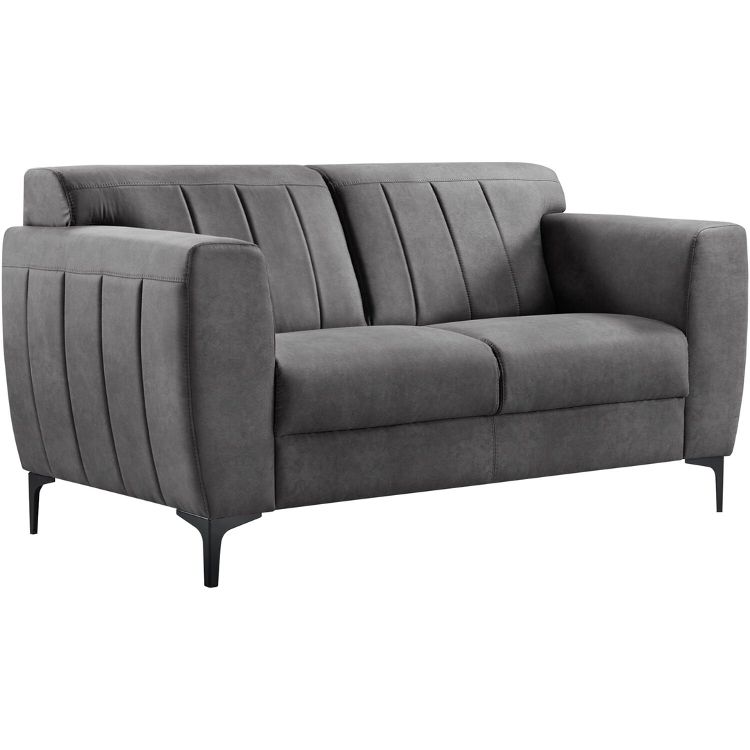 2 zitsbank Ridgway antraciet basic comfort
