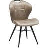 Eetkamerstoel Loana microvezel taupe