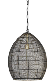 Hanglamp Merrit 40x53 cm zwart