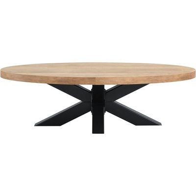 Salontafel Silvares 67x135 cm ovaal