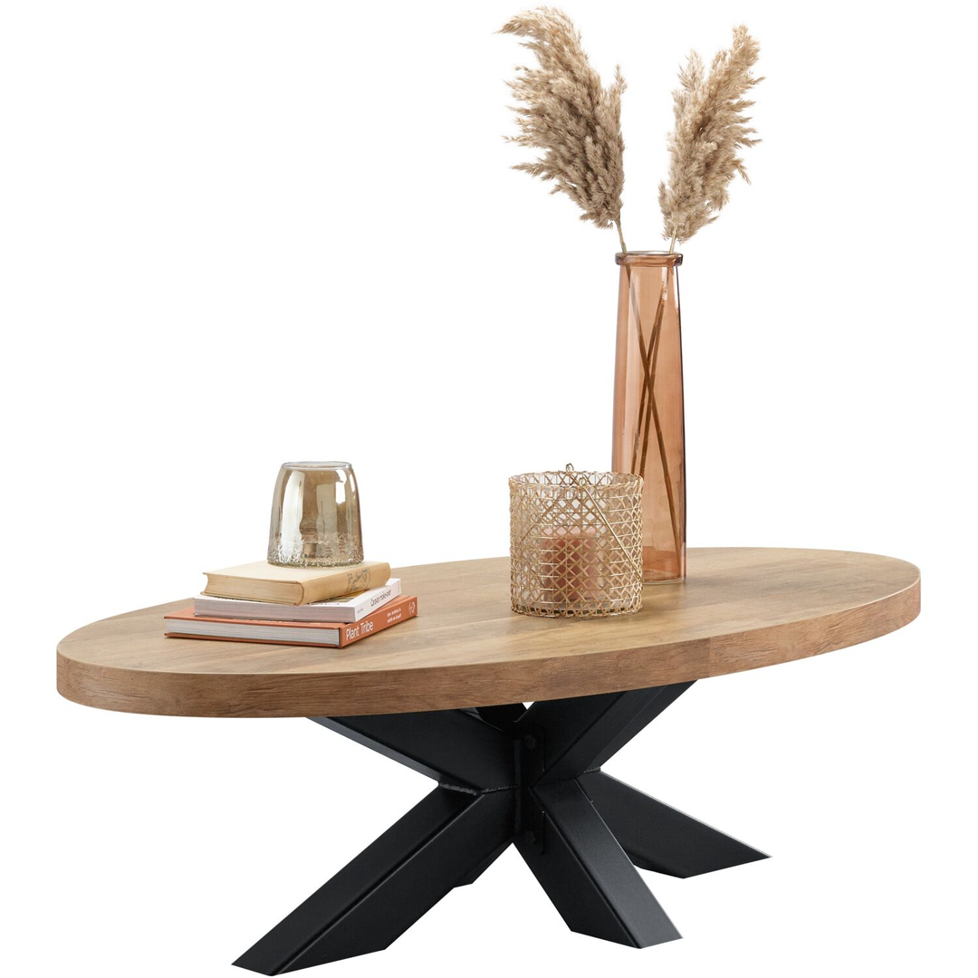 Salontafel Silvares 67x135 cm ovaal