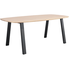 Eettafel Walden eikenhout 200x100 cm Deens ovaal