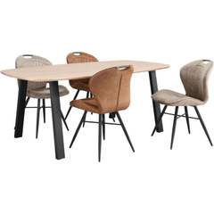 Eettafel Walden eikenhout 200x100 cm Deens ovaal