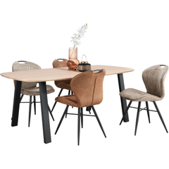 Eettafel Walden eikenhout 200x100 cm Deens ovaal