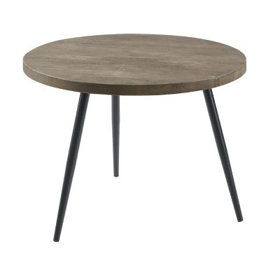 Bijzettafel Fidanza rond 60 mango grijs