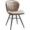Eetkamerstoel Tantini microvezel taupe