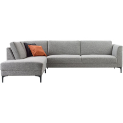 Hoekbank links Gulnare grijs basic comfort