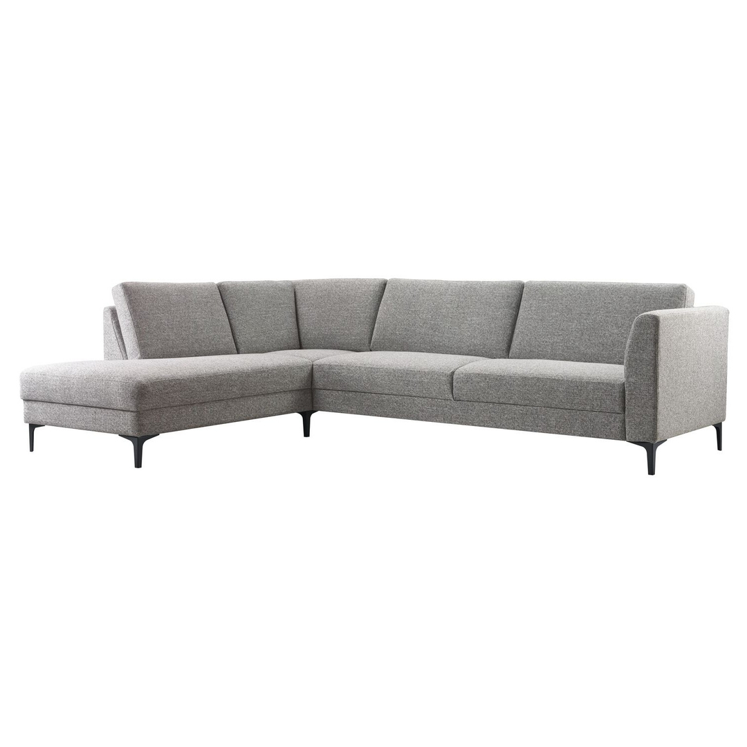 Hoekbank rechts Gulnare grijs premium comfort
