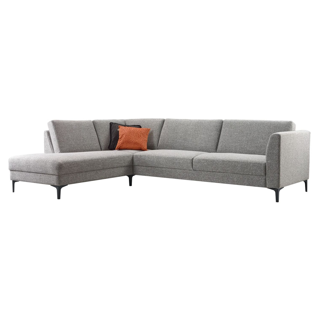 Hoekbank rechts Gulnare grijs premium comfort